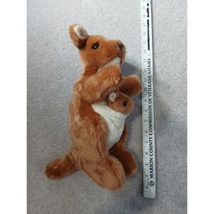 TY Large Plush Beanie Buddy POUCH the Kangaroo 11.5" MWMTs Stuffed Animal Toy